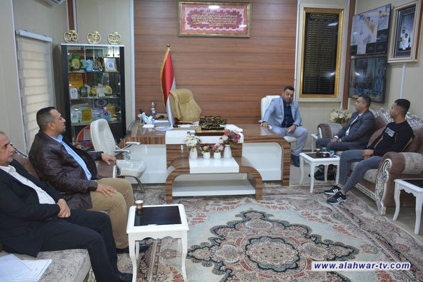 مدير ماء ذي قـار يستقبل مدراء ناحية أور و الفضلية لمناقشة الواقع الخدمي المتعلق بقطاع الماء